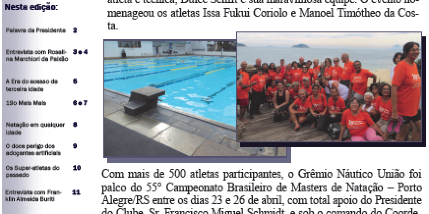 Clube Central - DIA DA NATAÇÃO 🏊 Na figura do nosso querido